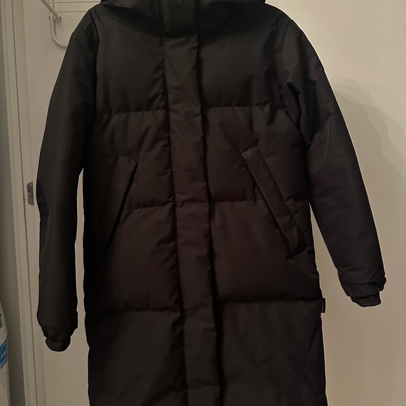 Quartz Co. INES Long Hooded Down Winter Jacket XS – Extreme Cold Protection - Picture 3 of 7